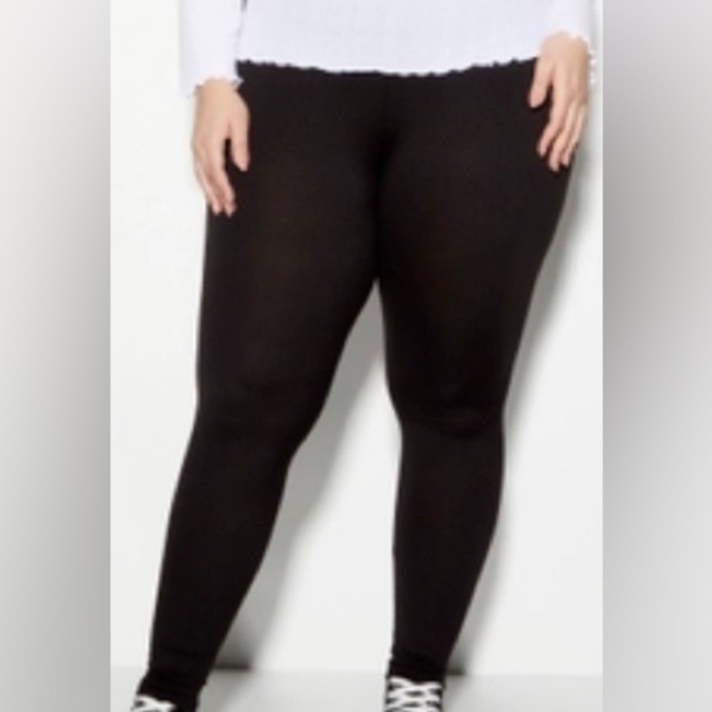 Rue21 Black Leggings Plus Size Comfortable Casual Loungewear XL‎ NO SIZE TAG